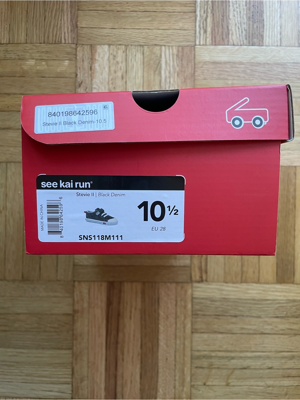 NIB See Kai Run Black Denim sneakers - Picture 3 of 8